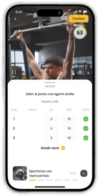 Desarrollo de Aplicaciones Inteligentes - Entrenamiento en Gimnasio